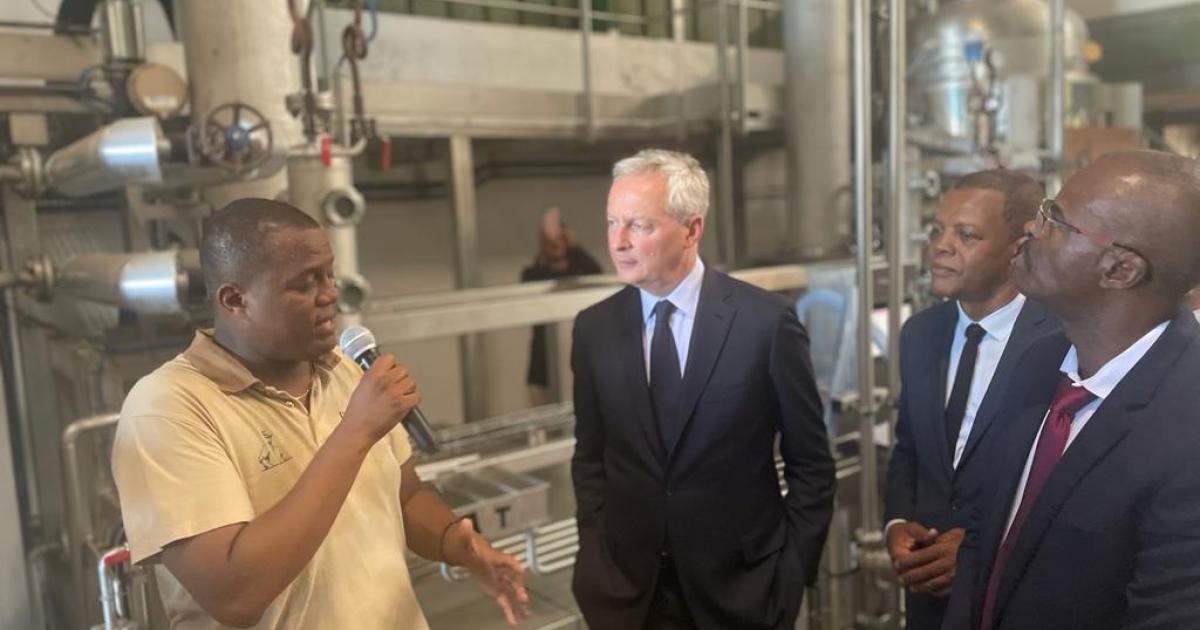 Le Ministre de l'Economie Bruno Le Maire à la rencontre des jeunes entrepreneurs de Guadeloupe