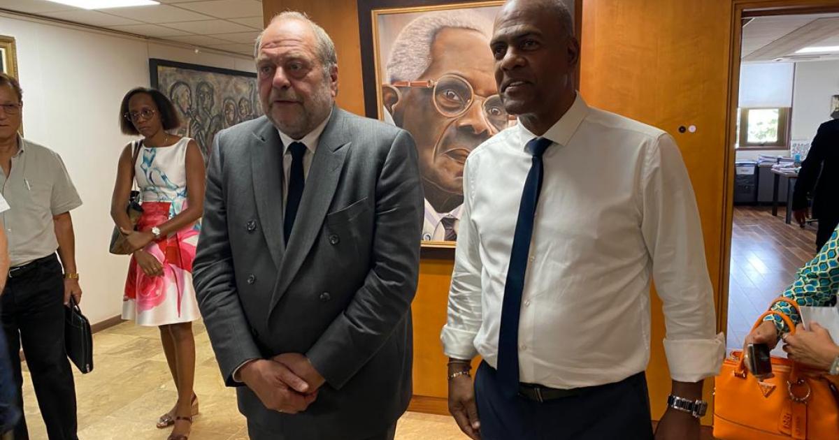 Le Garde des Sceaux a débuté sa visite ce matin en Martinique
