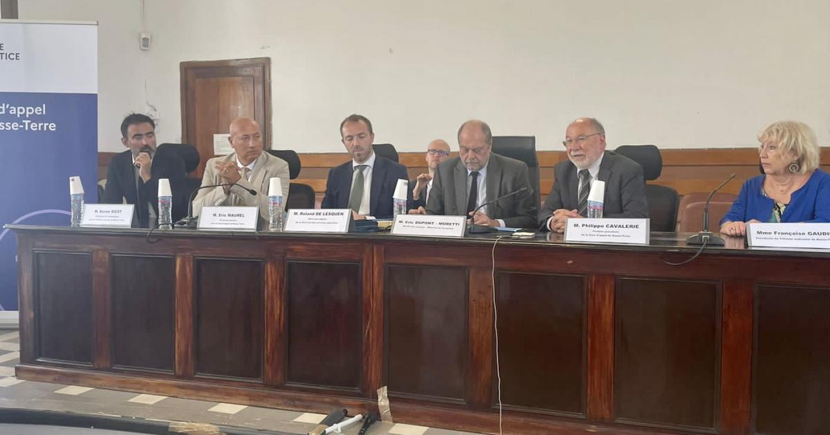 Éric Dupond-Moretti annonce le recrutement d’un coordinateur pour la zone Antilles
