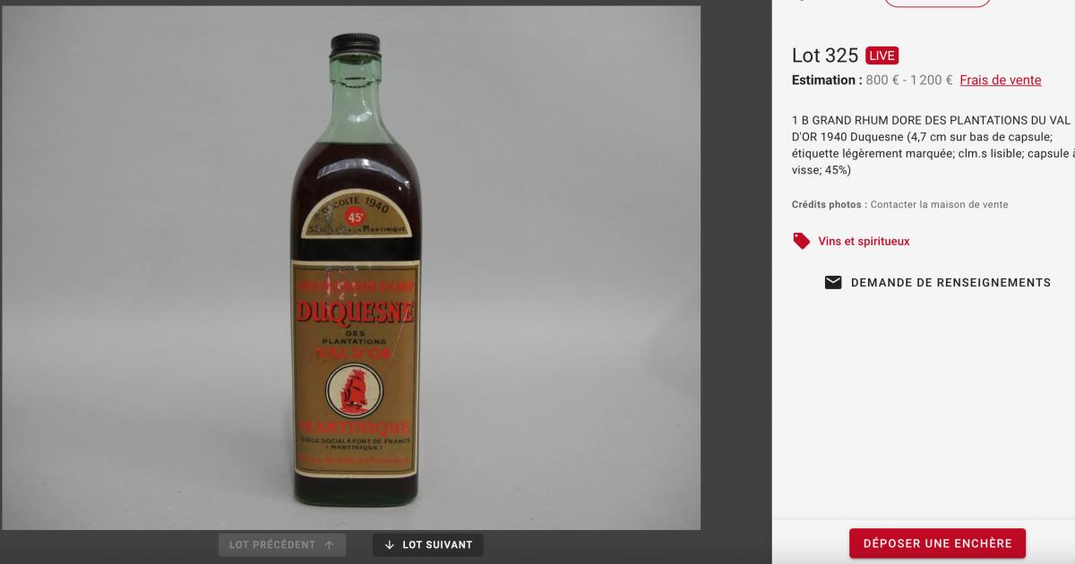 Un rhum rare aux enchères à Clermont-Ferrand
