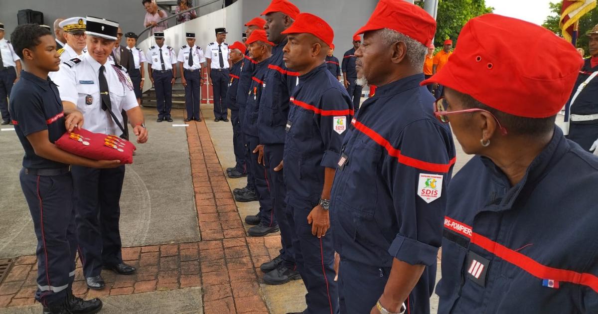 Journée nationale des pompiers : « les soldats de la vie » honorés en Guadeloupe