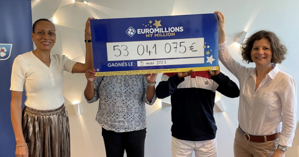 Un couple remporte 53 millions d’euros à l'Euromillions en Martinique, un record aux Antilles