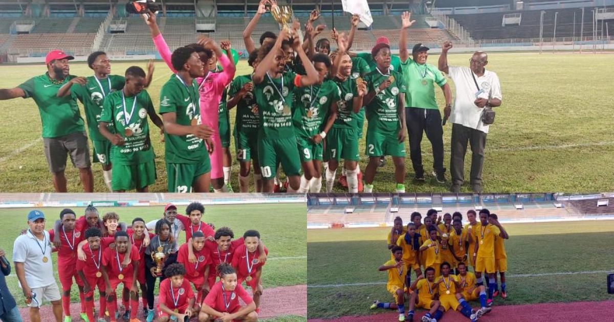 Football : les résultats des finales de la Coupe de Martinique U15, U17 et U19