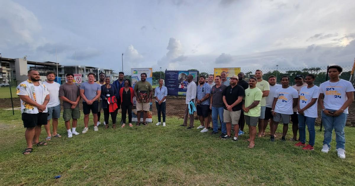 Le terrain de rugby du CREPS-Antilles Guyane baptisé au nom du joueur Mathieu Bastaraud