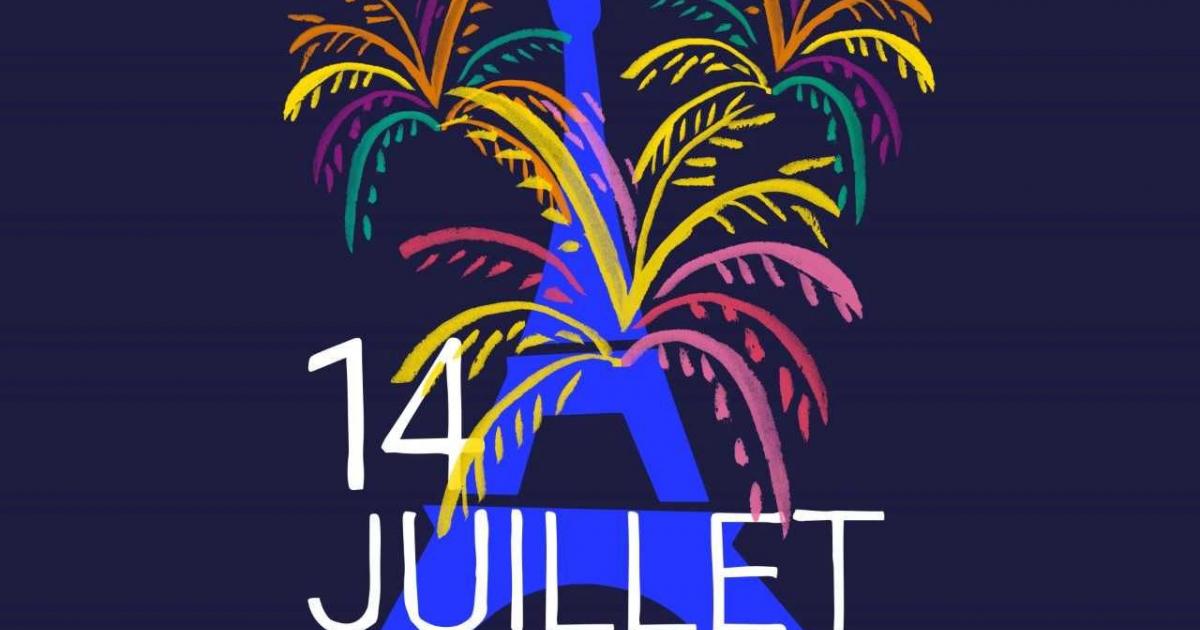 14 juillet à Paris : un feu d'artifice aux couleurs des Outre-mer