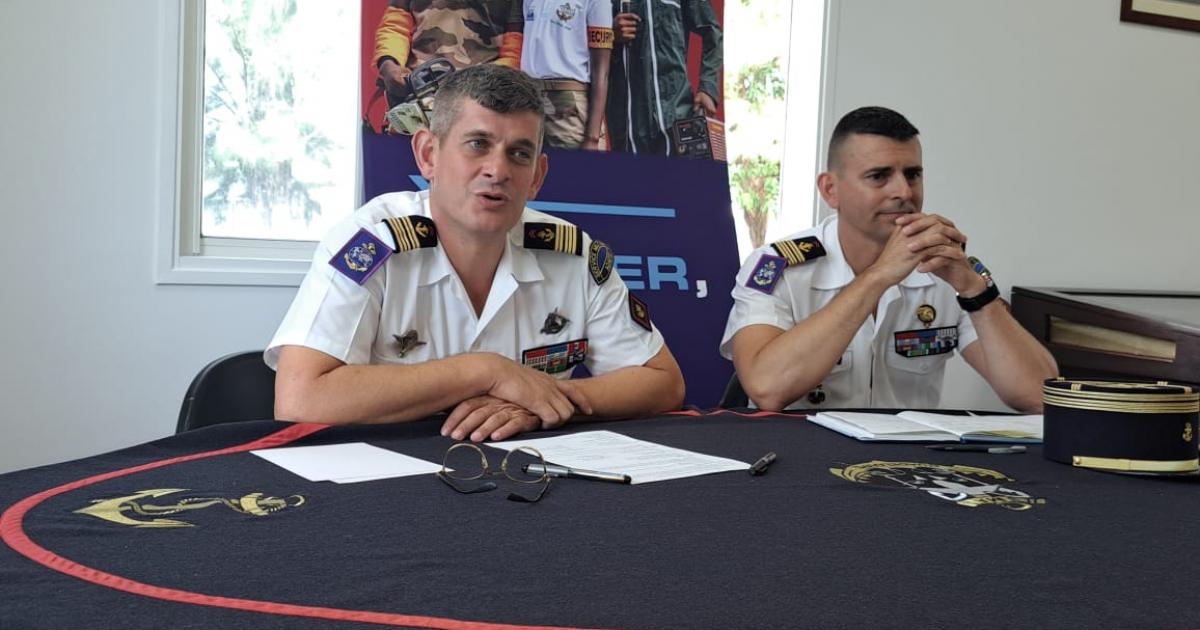 Le colonel Laurent Nobel, nouveau commandant du RSMA Guadeloupe