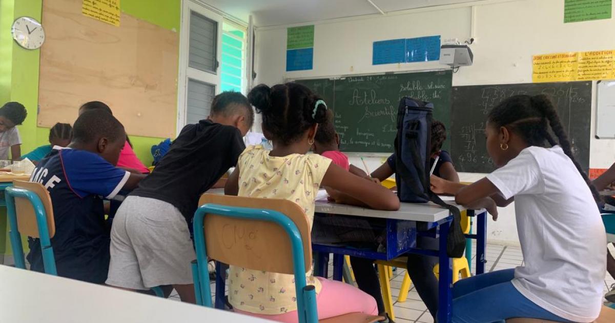 3200 élèves de Guadeloupe retournent à l’école pendant les vacances