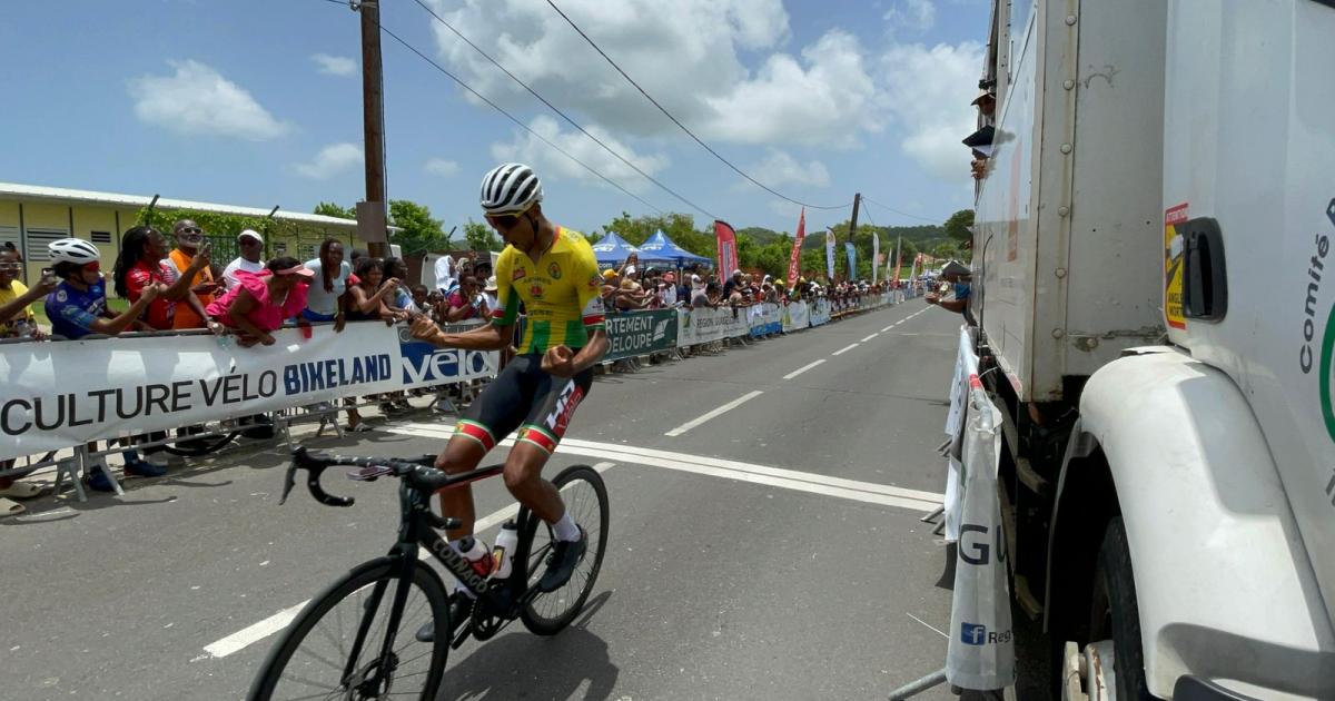 Kendrick Clavier, vainqueur de la 4ème étape du Tour de Marie-Galante