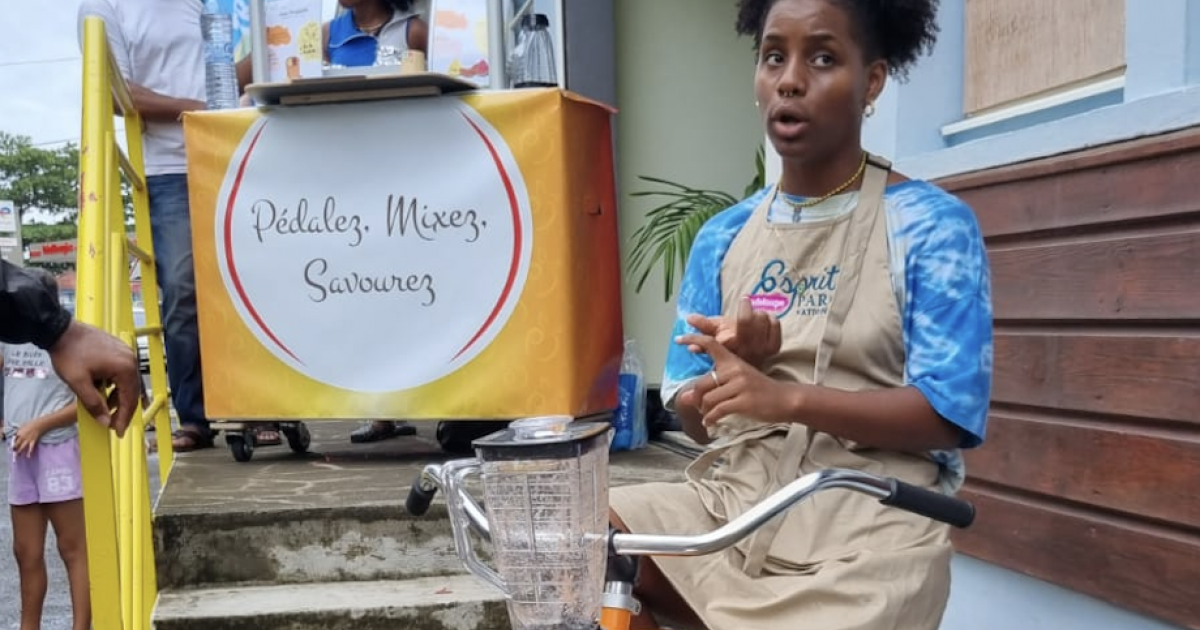 Pédaler et consommer local : l’idée innovante d’une jeune Guadeloupéenne