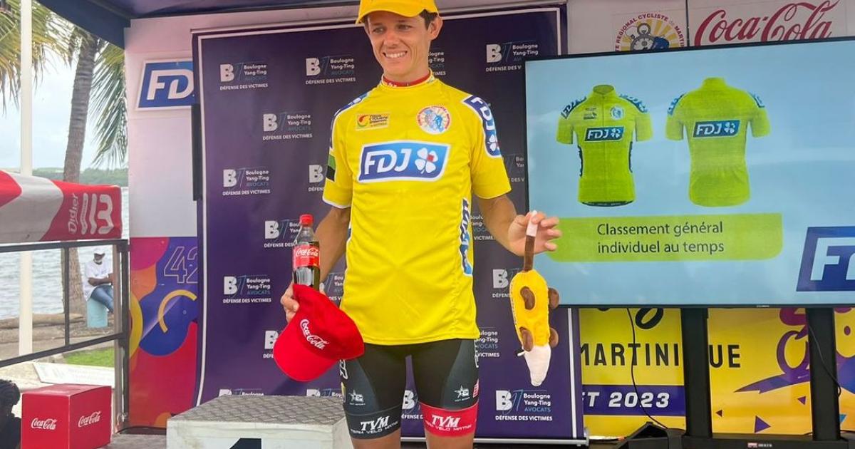 Guillaume Gaboriaud, nouveau maillot Jaune du Tour Cycliste de Martinique
