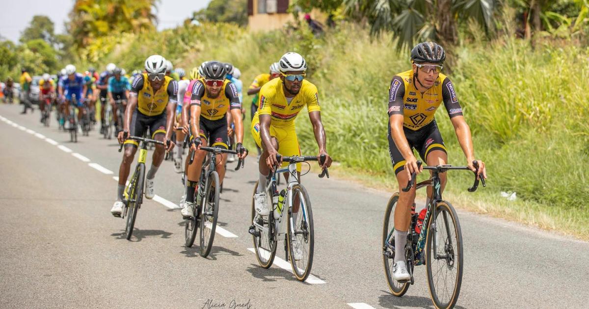 Esneider Baez, de la Team Cama CCD est bien au départ du Tour Cycliste de Guadeloupe