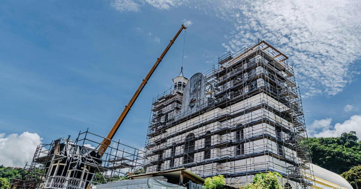 Le chantier de la cathérale de Saint-Pierre est sur le point de s'achever