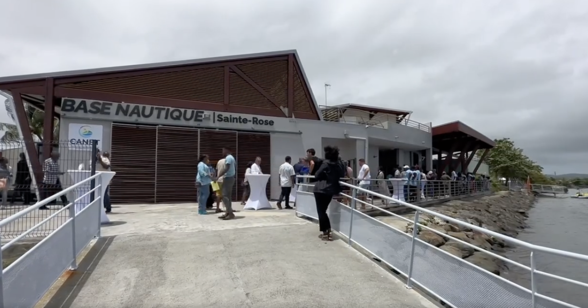 Une base nautique flambant neuve à Sainte-Rose