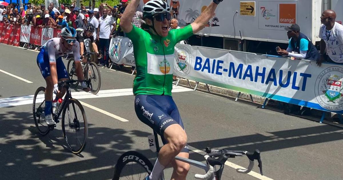     





Cade Bickmore, second du général remporte la 1ère étape du Tour cycliste de Guadeloupe





