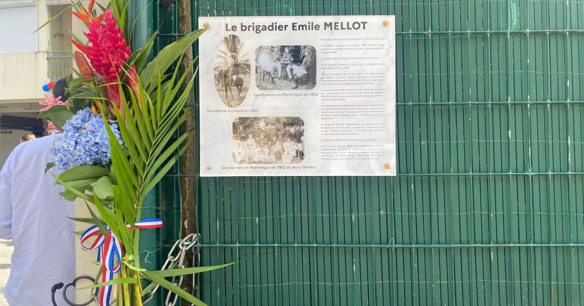 Catastrophe de 1902 : la caserne du Morne Rouge prend le nom du brigadier Mellot