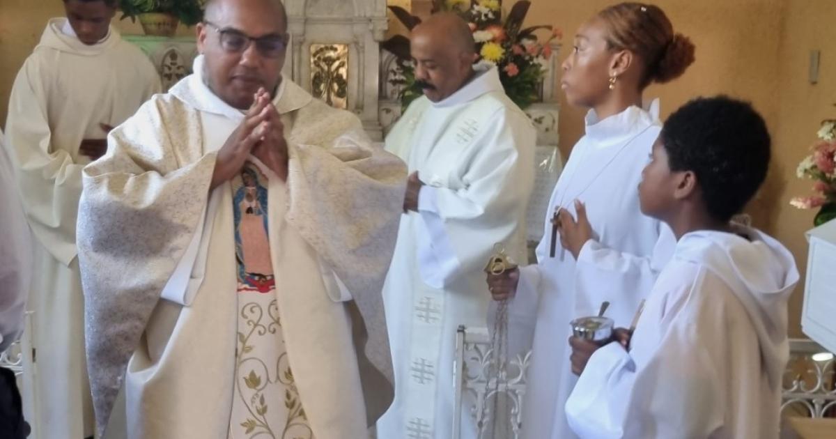 Basse-Terre : dernière messe du père Gérard Foucan, nouveau vicaire général de l'Eglise en Guadeloupe