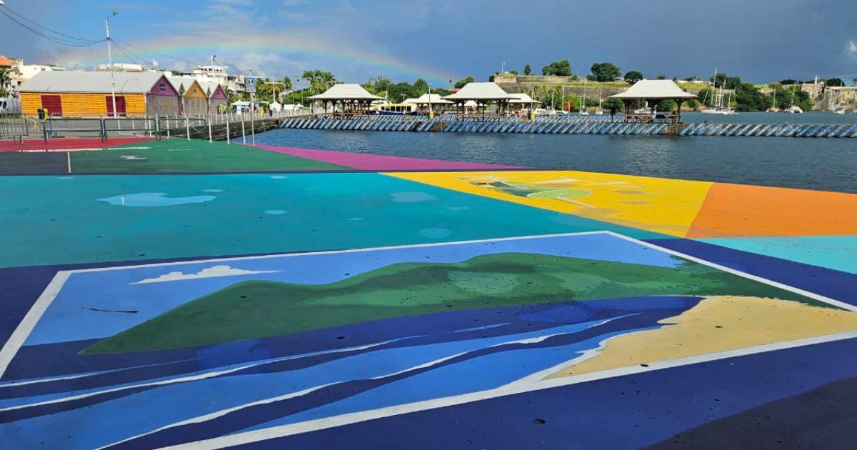 De nouvelles fresques pour égayer la Pointe Simon à Fort-de-France