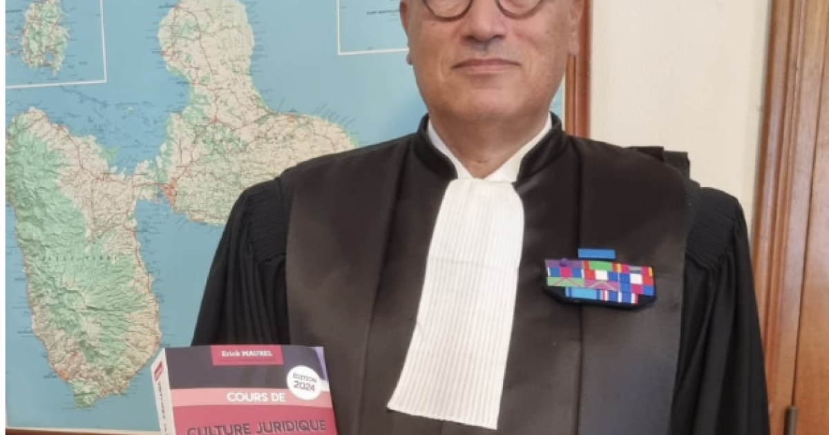 Eric Maurel, procureur général de Basse-Terre… et écrivain
