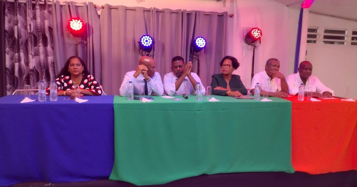 Sénatoriales : la liste « Guadeloupe Solidaire » de Dominique Théophile présentée