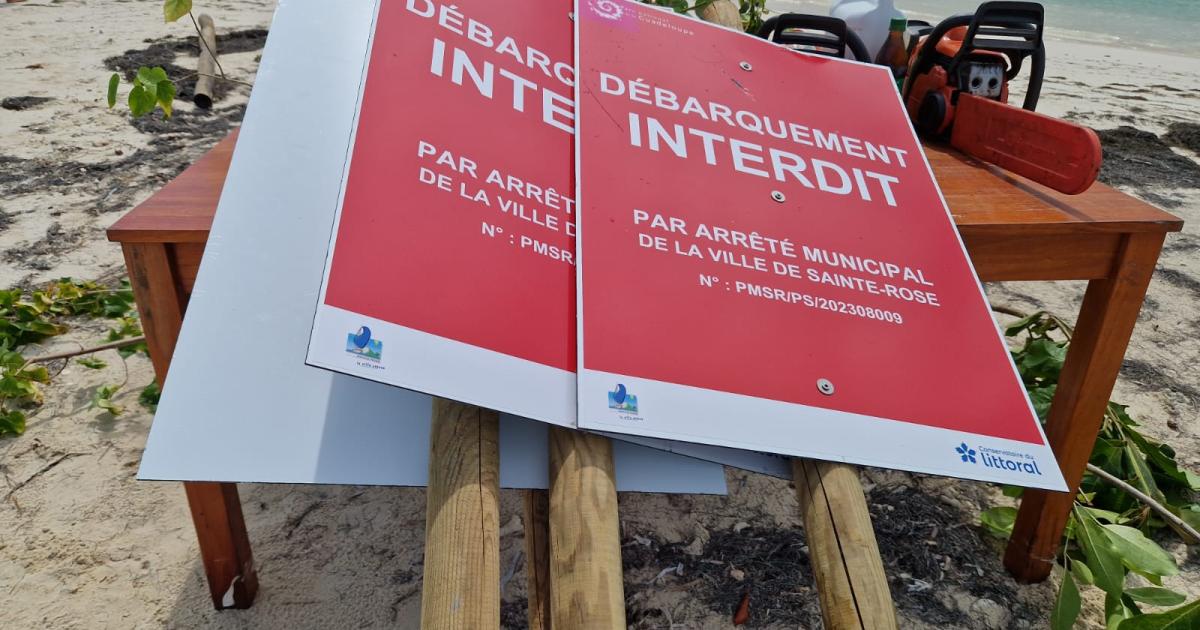 L’interdiction de débarquement à l’îlet Caret est prolongée
