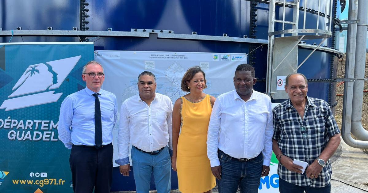Eau et assainissement en Guadeloupe : 320 millions d'euros mobilisés sur 4 ans