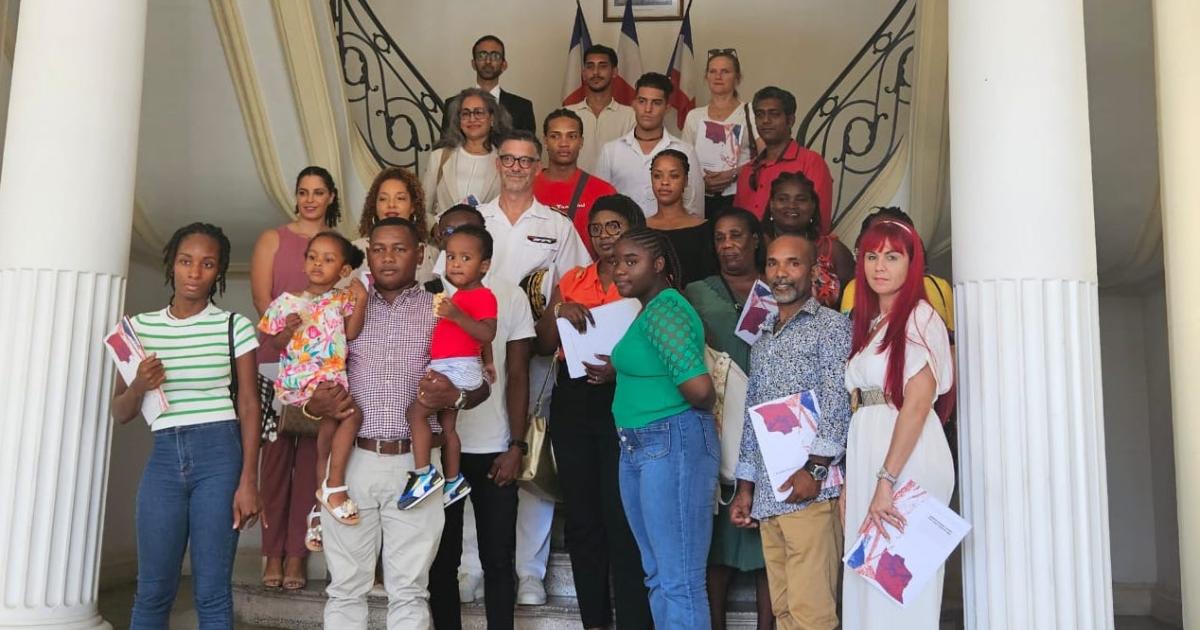 La Martinique accueille 42 nouveaux citoyens français âgés de 2 à 79 ans