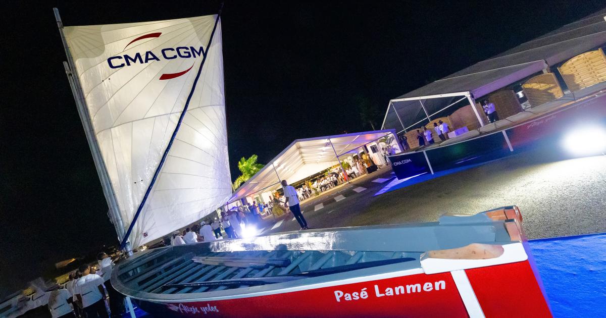 Le baptême de la Yole CMA CGM, un moment de tradition et d’héritage