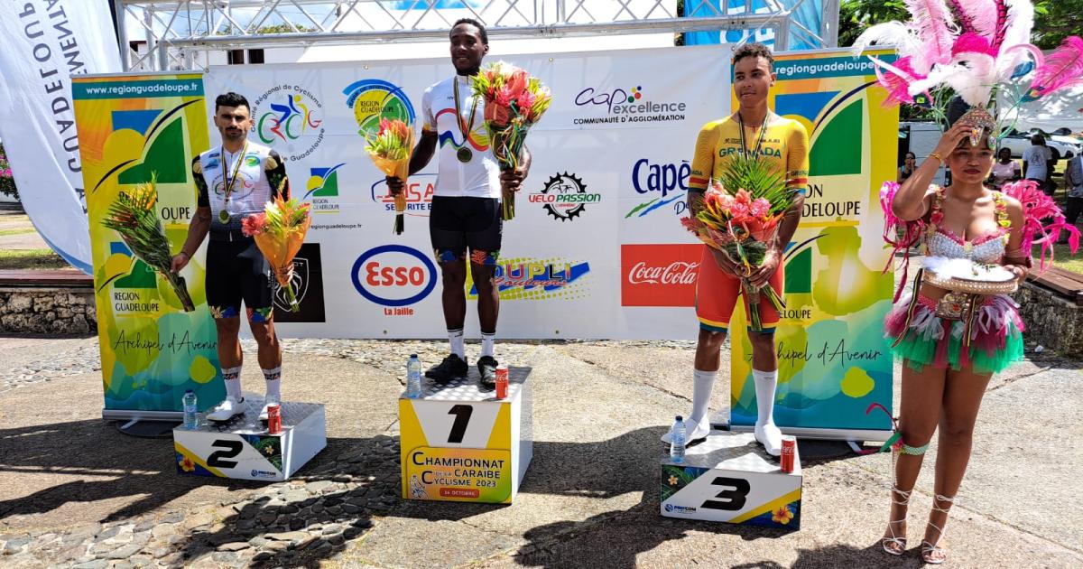 Doublé de la Guadeloupe aux championnats de la Caraïbe de cyclisme sur route