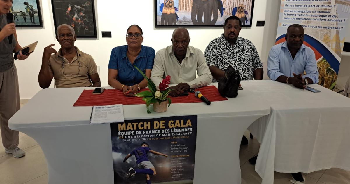 Des légendes du football réunies à Marie-Galante pour un match d'exception