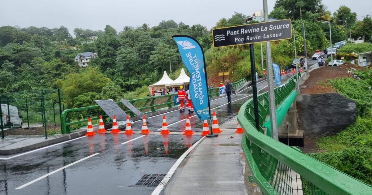 Après un an de travaux, le pont Ravine La Source inauguré à Trois-Rivières