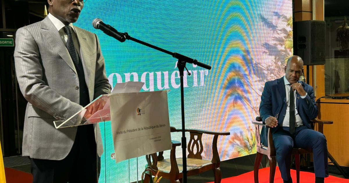 En visite en Martinique, le président du Bénin annonce une liaison aérienne avec Fort-de-France