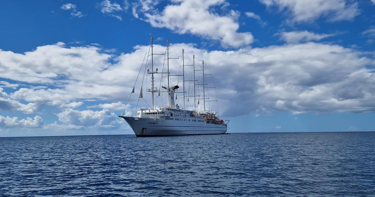 Une vingtaine d’escales en Martinique pour le Club Med 2, le plus grand voilier français