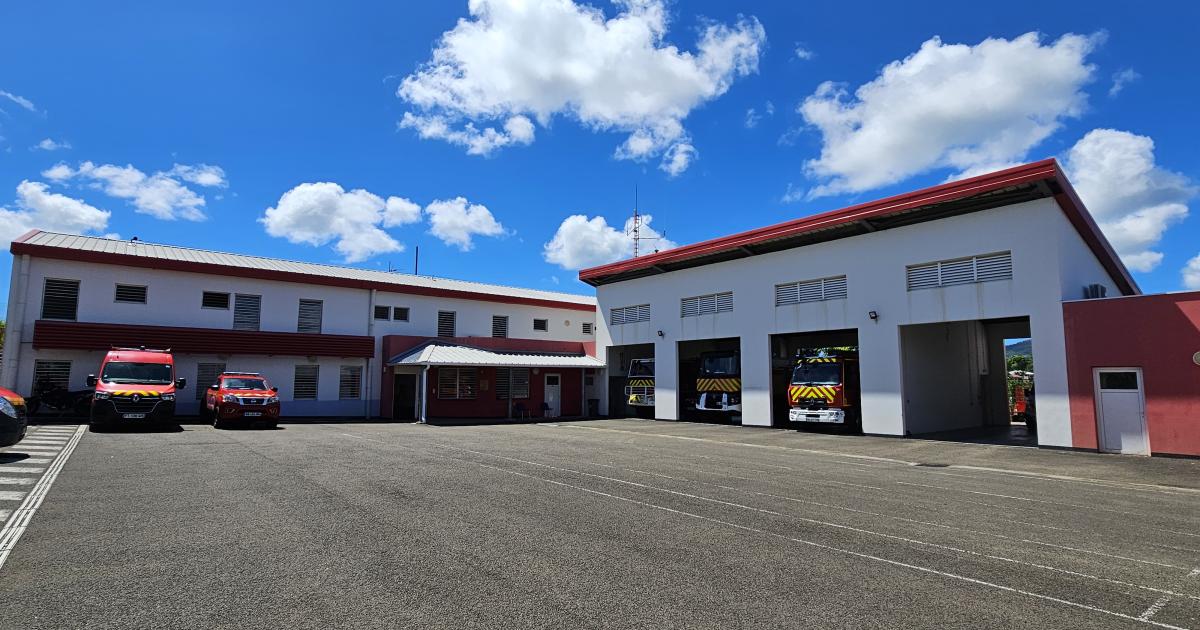 Les pompiers de Rivière-Salée hébergés… aux Trois-Îlets
