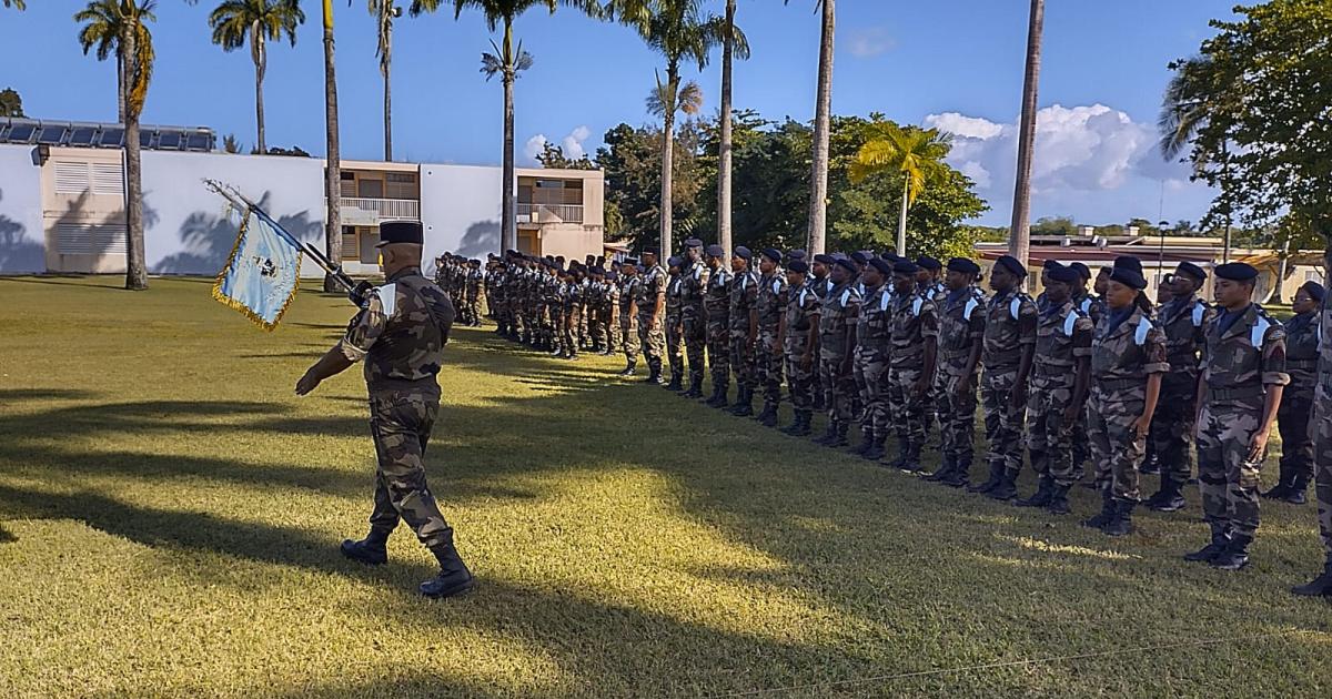 85 stagiaires volontaires présentés au RSMA de Guadeloupe