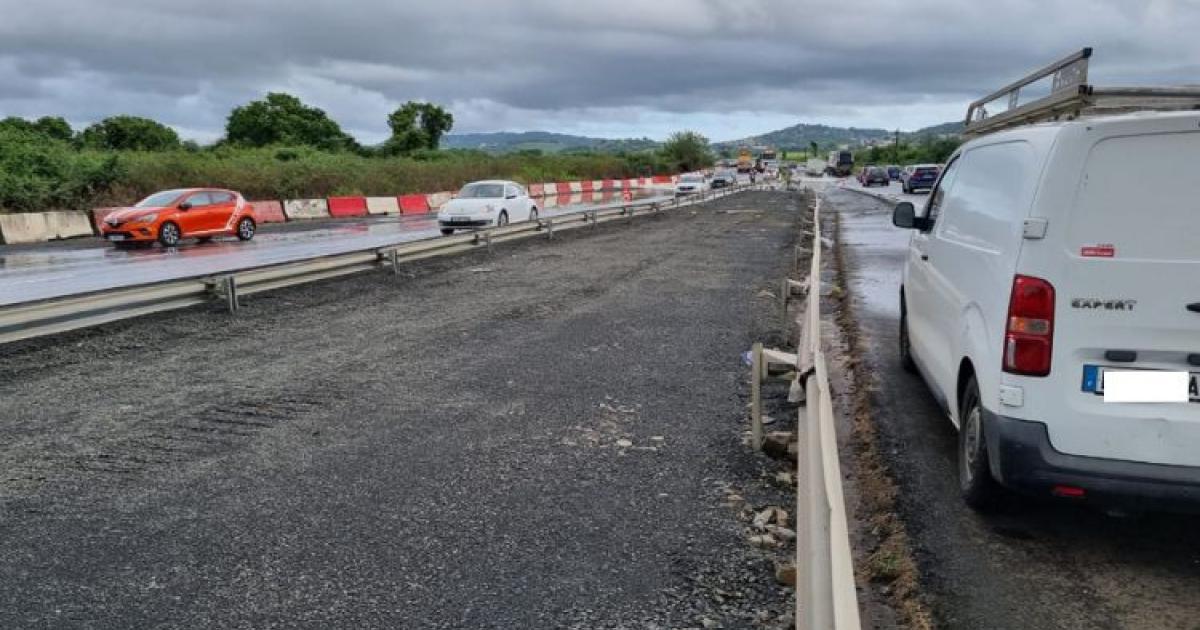 Des travaux sur la RN5 entre Rivière-Salée et Petit Bourg ce jeudi matin