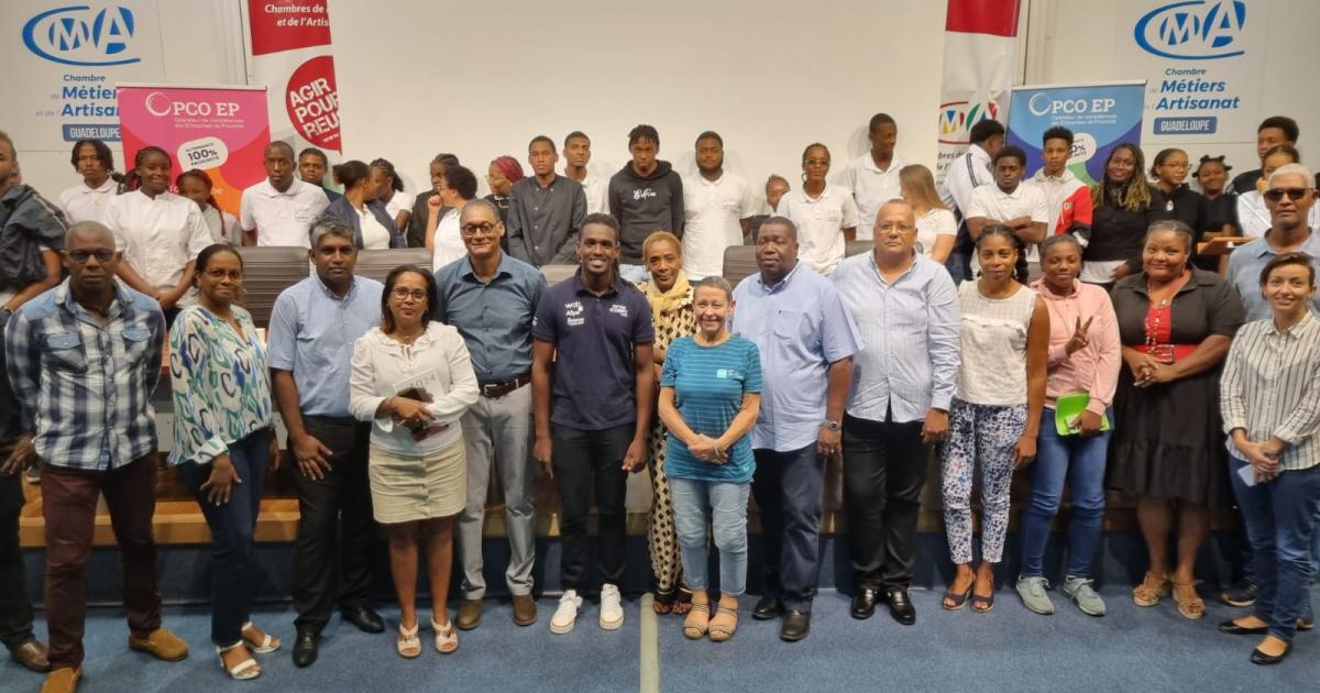 Le navigateur Kéni Piperol, à la rencontre des apprentis, à Saint-Claude