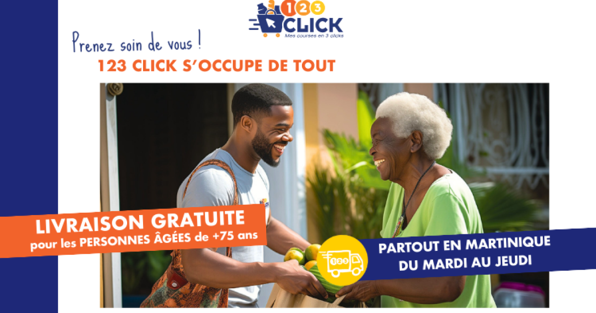 Vos courses avec 123 Click !