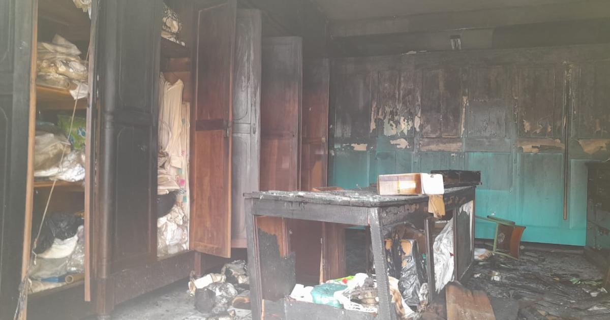 Soupçons d'incendie criminel à la sacristie du Lamentin