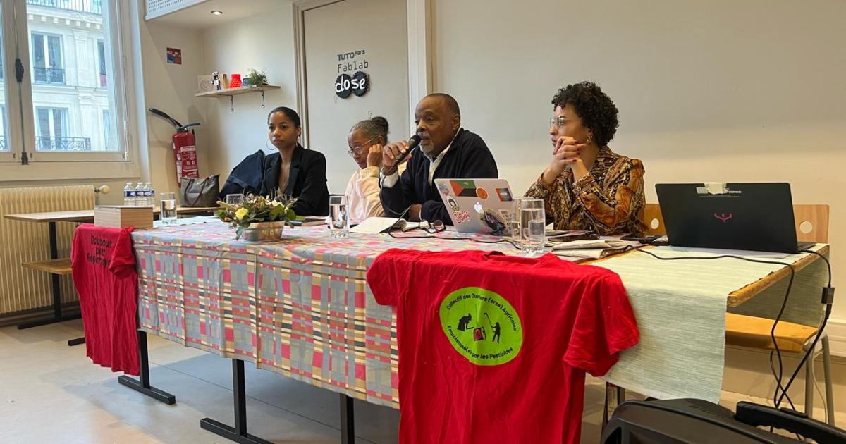 Chlordécone : opération de sensibilisation à Paris pour les ouvriers agricoles