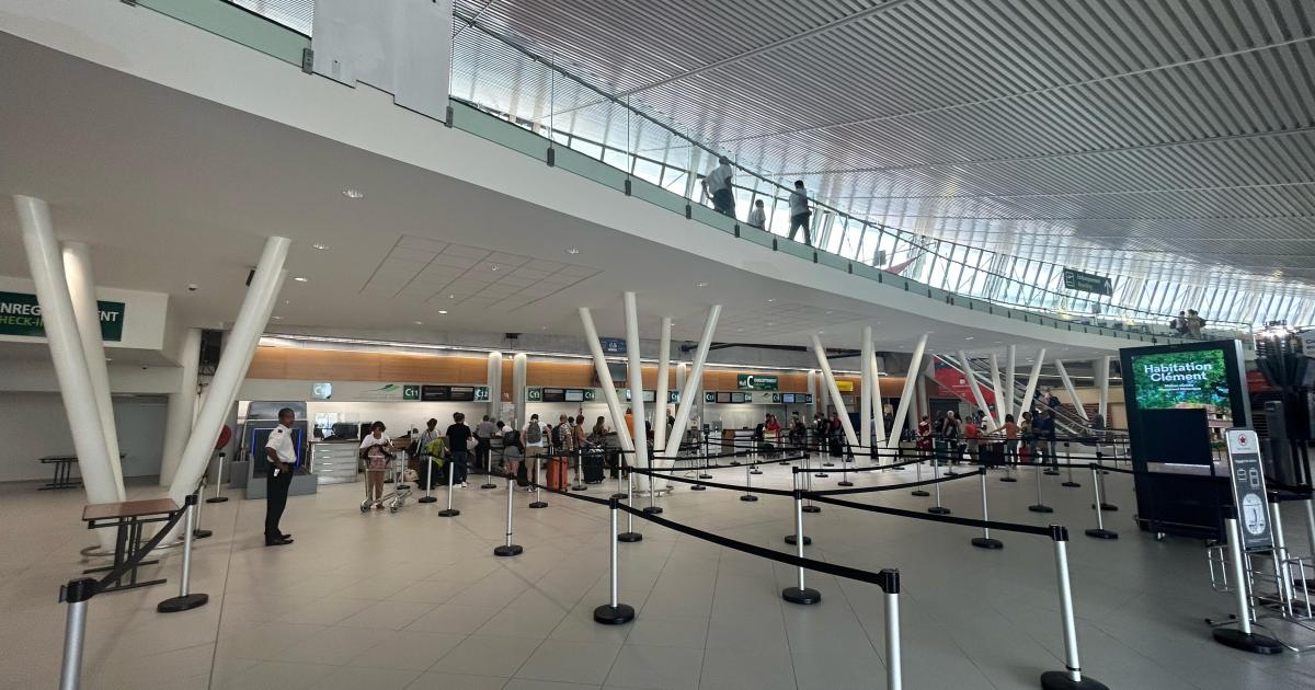 La fréquentation de l'aéroport Martinique Aimé-Césaire sur la pente ascendante