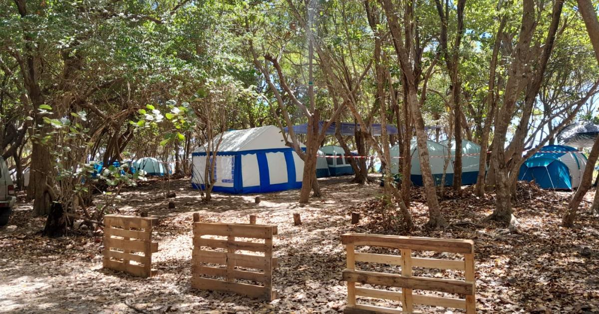 À Sainte-Anne, le traditionnel camping de Pâques est encadré et surveillé