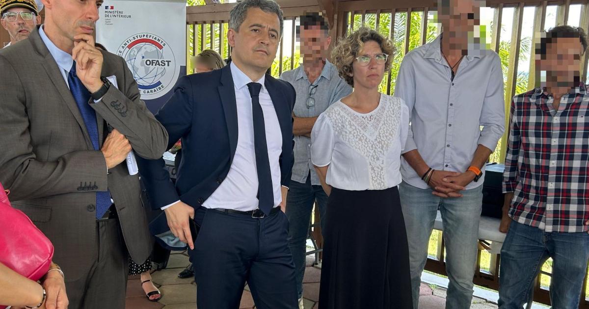 Lutte contre les stupéfiants : seconde visite de Gérald Darmanin à l’Ofast Caraïbes