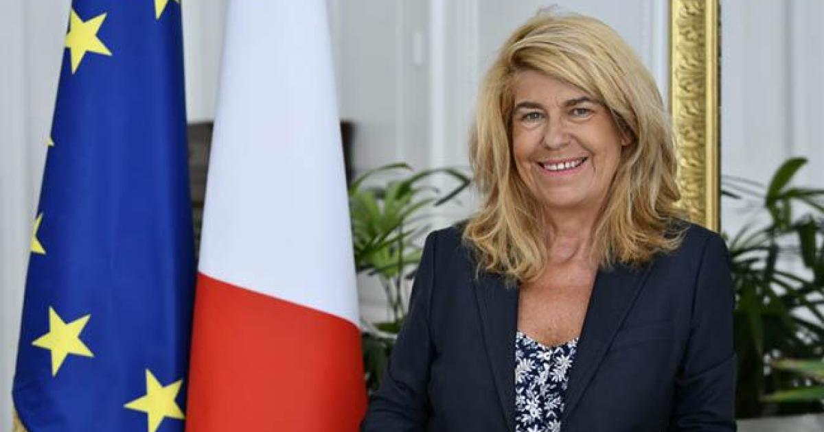Dominique Faure, ministre déléguée aux collectivités territoriales, en Guadeloupe