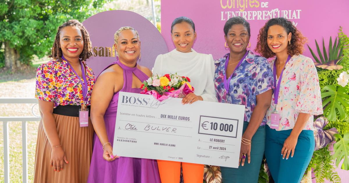 Ode Bulver, avec « The Soup Bar, gagnante du concours Boss’Up