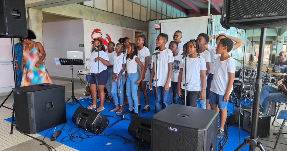 Un spectacle pour les enfants malades à l’hôpital du Carbet