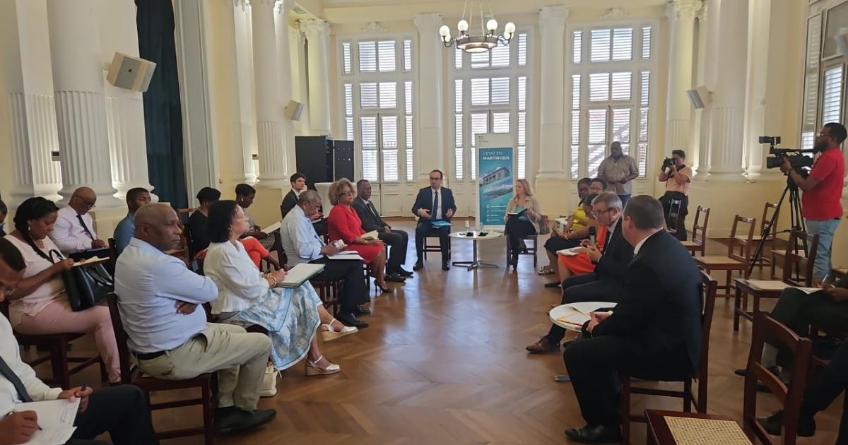 Elus et socio-professionnels formulent leurs propositions sur l'octroi de mer à Thomas Cazenave