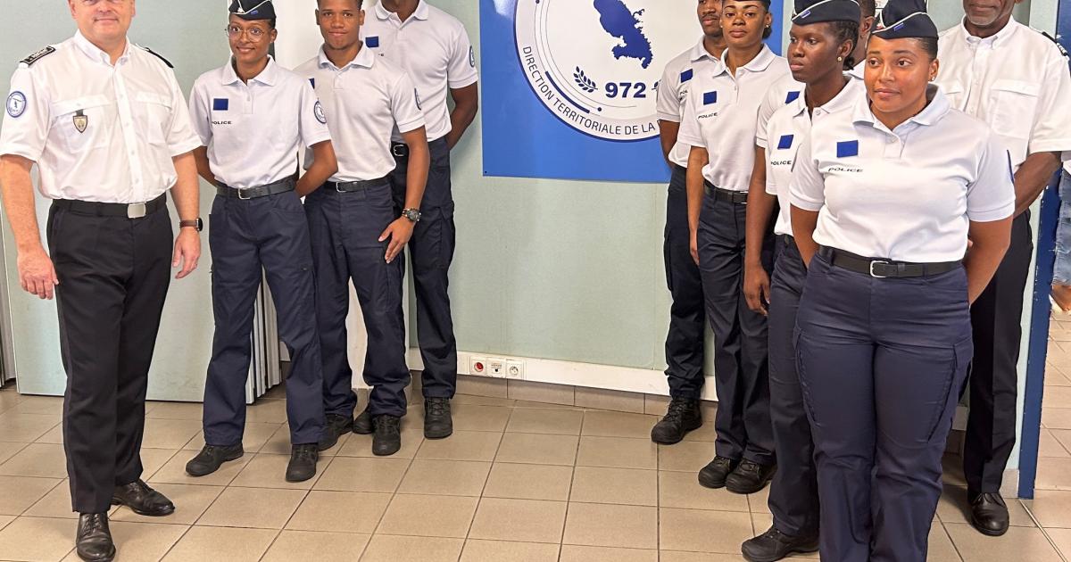 Huit nouveaux policiers adjoints admis au service en Martinique