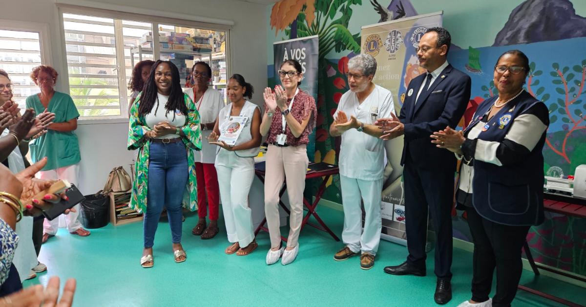 Des boîtes à perfusion offertes par le Lions Club à la MFME pour les enfants hospitalisés