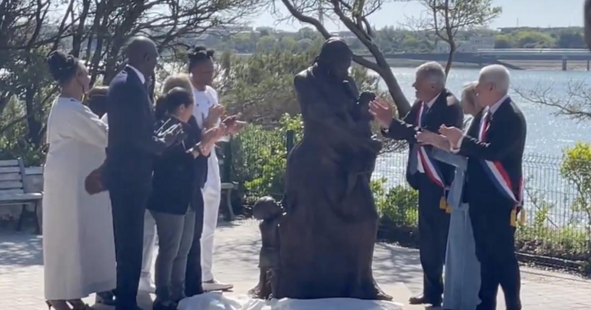 Commémoration de l’abolition de l'esclavage : une statue de l’esclave « Clarisse » inaugurée à La Rochelle