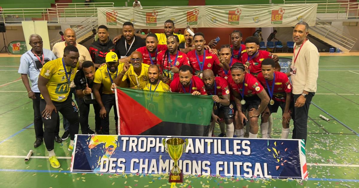 Futsal : la Relève Lamentinoise remporte le Trophée Antilles des Champions en Guadeloupe